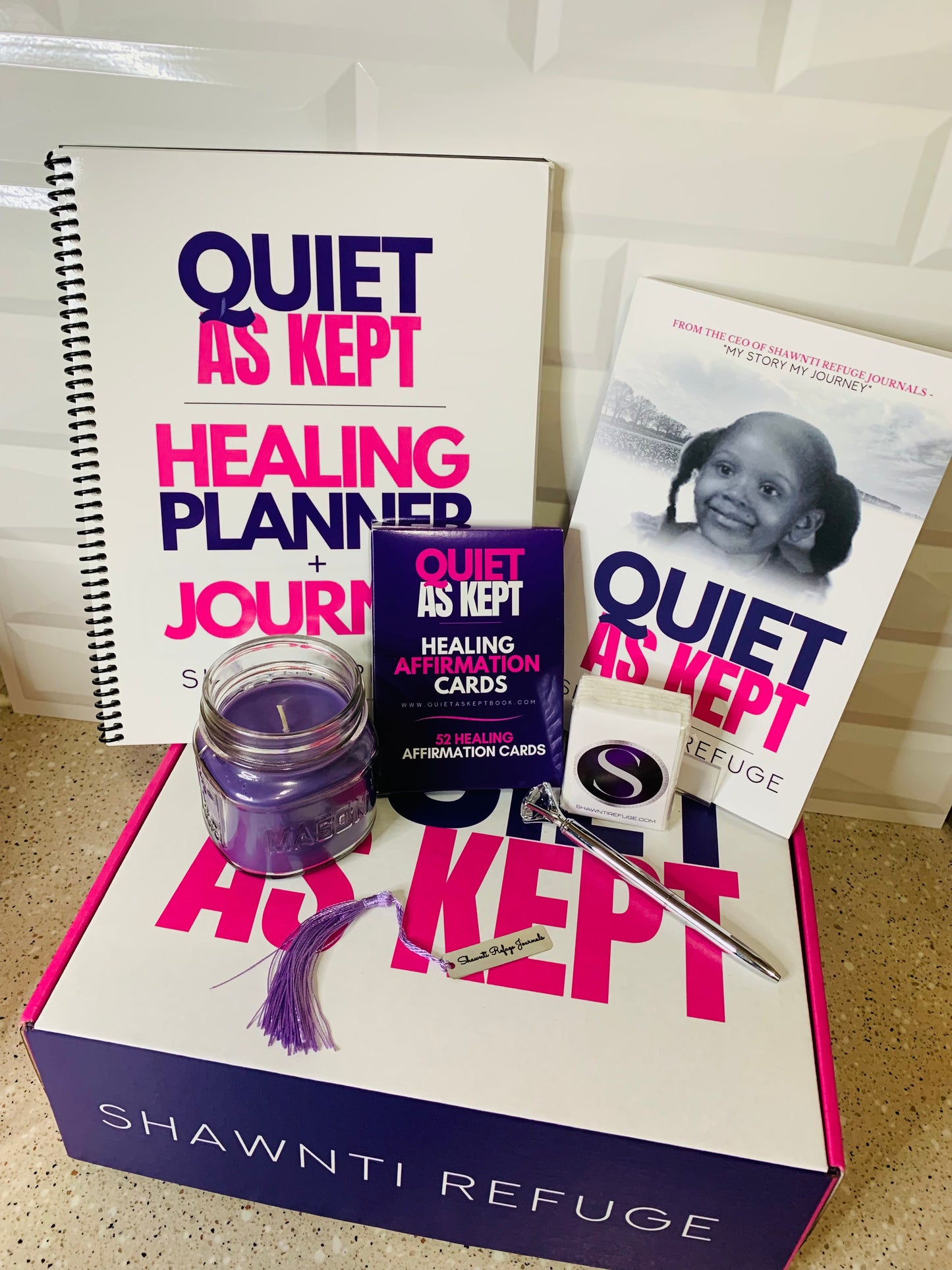 Quiet As Kept Essentials Self-Care Box | Shawnti Refuge