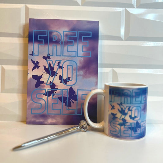 FREE YO SELF: Freewriting Journal & Mug Gift Set - Shawnti Refuge Journals