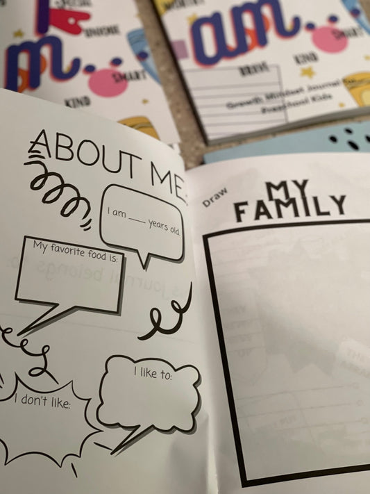 I AM...: Growth Mindset Guided Journal for Elementary Kids - Shawnti Refuge Journals