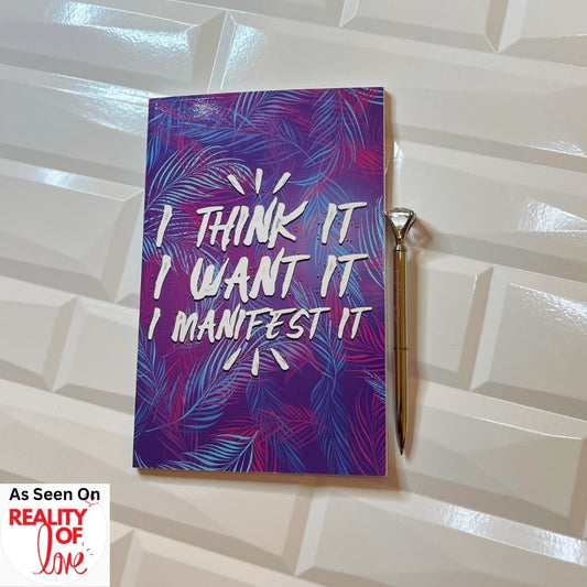 I think It I Want It I Manifest It- Guided Manifestation Journal - Shawnti Refuge Journals