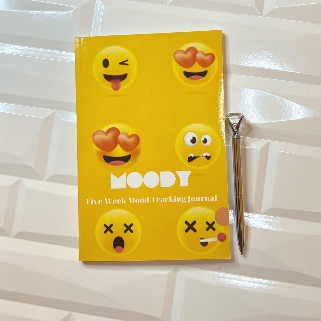 MOODY: Five-Week Mood Tracking Journal - Shawnti Refuge Journals