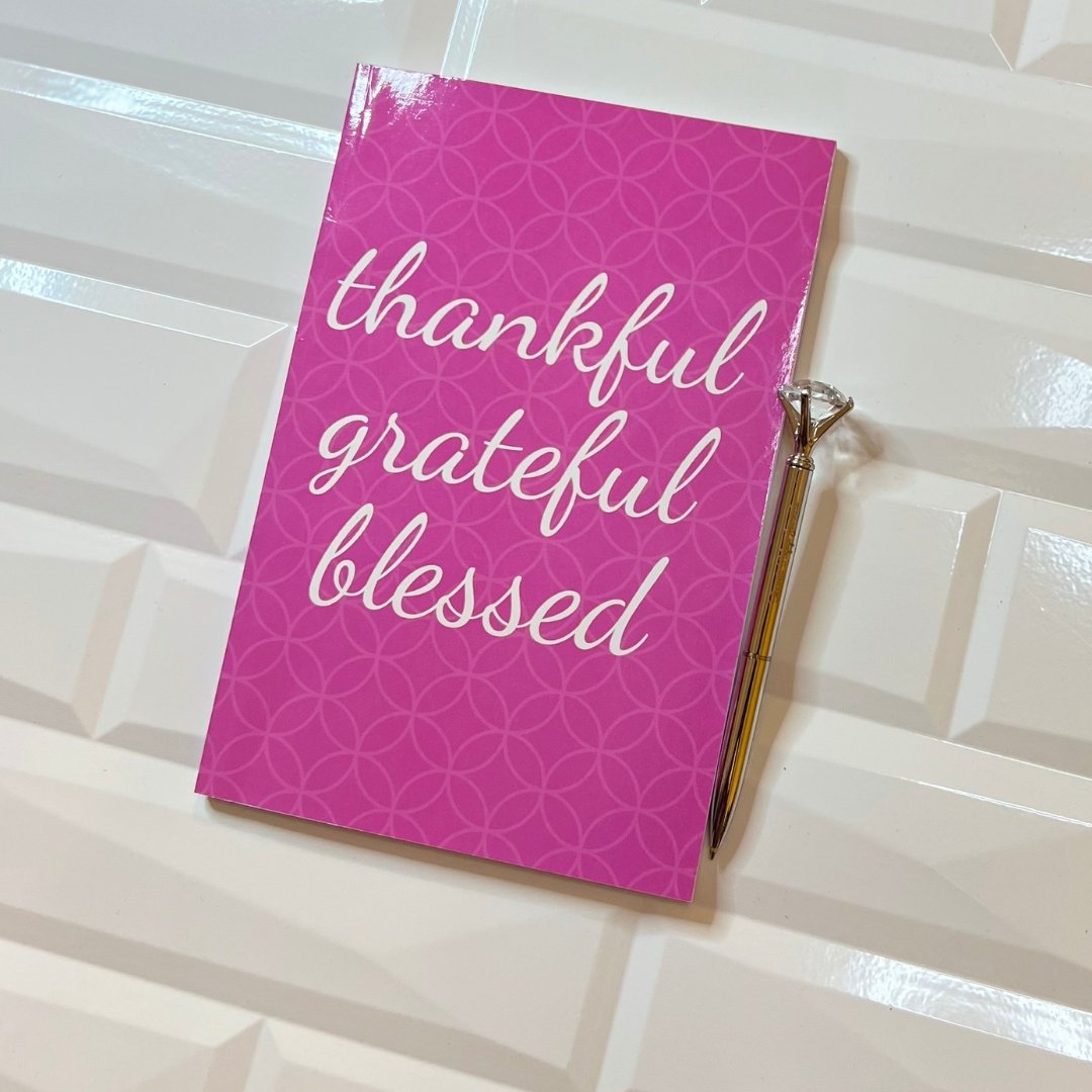 Thankful Grateful Blessed Guided Journal - Shawnti Refuge Journals